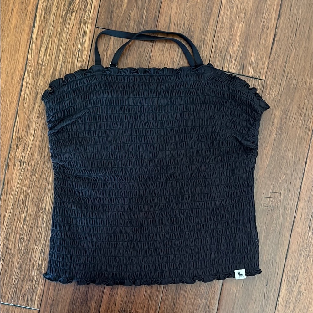 Abercrombie Kids Black Smocked Girl’s Top